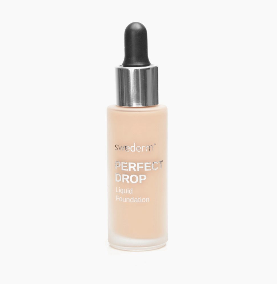 SWEDERM PERFECT DROP SKYSTAS MAKIAŽO PAGRINDAS KREMINĖ PUDRA 30 ML (IVORY01)