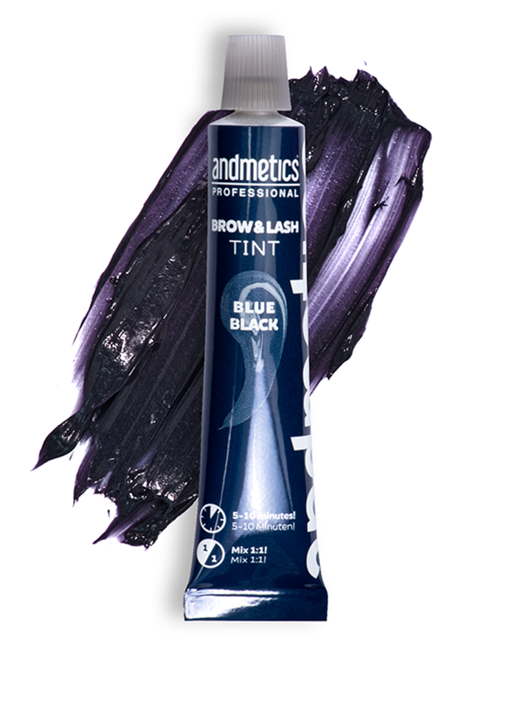 EYEBROW AND EYELASH DYE ANDMETICS 20ML - BLACK BLUE COLOUR