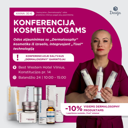 DERMALOSOPHY KONFERENCIJOS BILIETAS