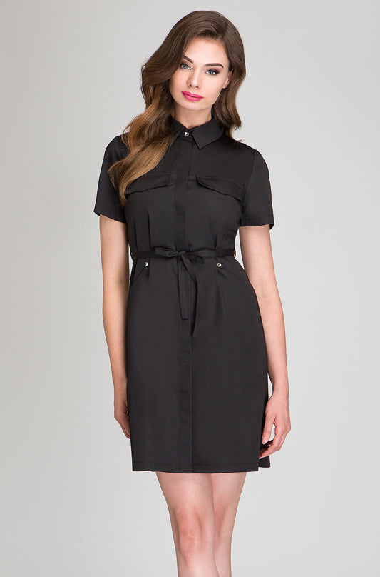 LONG COSMETOLOGICAL GOWN WITH STRAP IN THE FRONT