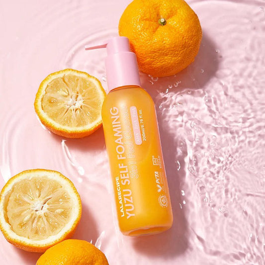 Cleansing Face Foam Yuzu Self-Foaming 3in1 Peel Cleanser