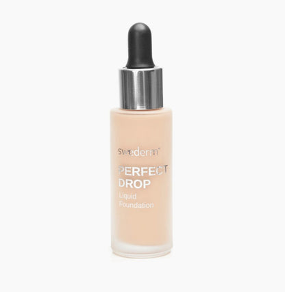 SWEDERM PERFECT DROP SKYSTAS MAKIAŽO PAGRINDAS KREMINĖ PUDRA 30 ML (IVORY01)